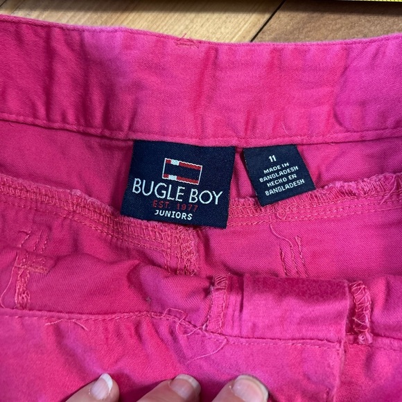 Vintage Vibrant Pink Bugle Boy Casual Capri Pants - Picture 11 of 13